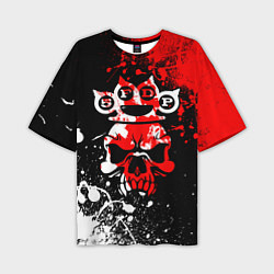 Футболка оверсайз мужская Five Finger Death Punch 8, цвет: 3D-принт