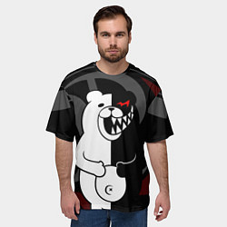 Футболка оверсайз мужская MONOKUMA МОНОКУМА DANGANRO, цвет: 3D-принт — фото 2