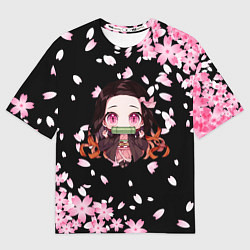 Футболка оверсайз мужская NEZUKO НЕЗУКО, цвет: 3D-принт