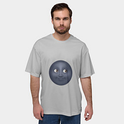 Футболка оверсайз мужская Темная луна, цвет: 3D-принт — фото 2