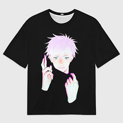 Футболка оверсайз мужская ГОДЖО САТОРУ GOJO SATORU, цвет: 3D-принт