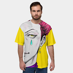 Футболка оверсайз мужская Hunter x Hunter Хисока, цвет: 3D-принт — фото 2