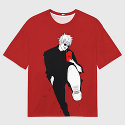 Футболка оверсайз мужская Годжо Сатору Магическая битва, цвет: 3D-принт