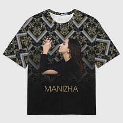 Футболка оверсайз мужская Манижа Manizha, цвет: 3D-принт