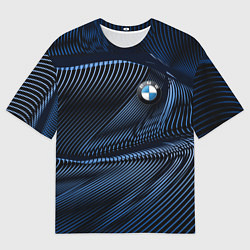Футболка оверсайз мужская БМВ BMW TITAN, цвет: 3D-принт