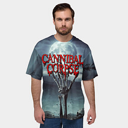 Футболка оверсайз мужская CANNIBAL CORPSE, цвет: 3D-принт — фото 2