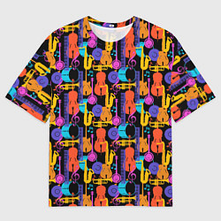 Мужская футболка оверсайз Джаз