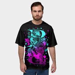 Футболка оверсайз мужская BEASTARS, Легоши и Луи, цвет: 3D-принт — фото 2