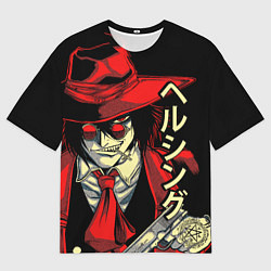 Футболка оверсайз мужская Хеллсинг, цвет: 3D-принт