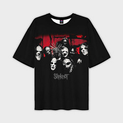 Мужская футболка оверсайз Slipknot Группа