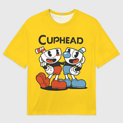Мужская футболка оверсайз CUPHEAD