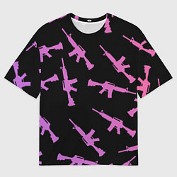Футболка оверсайз мужская М4А1, цвет: 3D-принт