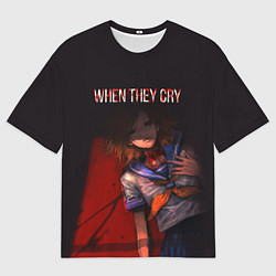 Футболка оверсайз мужская When they cry, цвет: 3D-принт