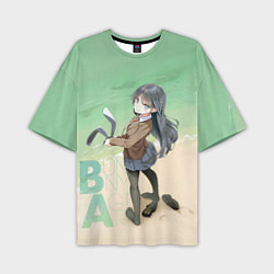 Футболка оверсайз мужская Bunny a Girl, цвет: 3D-принт