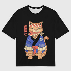 Футболка оверсайз мужская Суши Мастер, цвет: 3D-принт