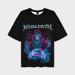 Мужская футболка оверсайз MEGADETH