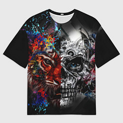 Мужская футболка оверсайз TIGER