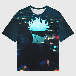 Мужская футболка оверсайз Магическая битва