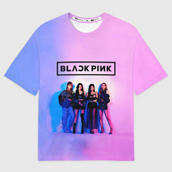 Футболка оверсайз мужская BLACKPINK, цвет: 3D-принт