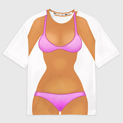 Футболка оверсайз мужская Tanned body, цвет: 3D-принт