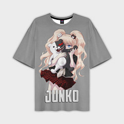 Футболка оверсайз мужская MONOKUMA JUNKO, цвет: 3D-принт