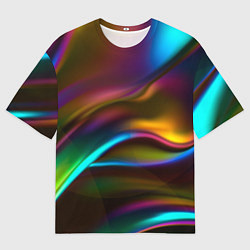 Мужская футболка оверсайз Градиент