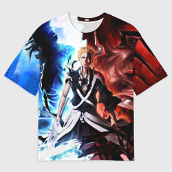 Мужская футболка оверсайз Bleach Ichigo Kurosaki