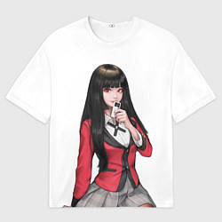 Футболка оверсайз мужская Jabami Yumeko Kakegurui, цвет: 3D-принт