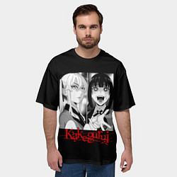 Футболка оверсайз мужская Безумный Азарт, цвет: 3D-принт — фото 2