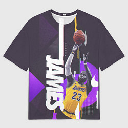 Мужская футболка оверсайз Леброн