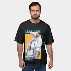 Футболка оверсайз мужская Legoshi Art, цвет: 3D-принт — фото 2