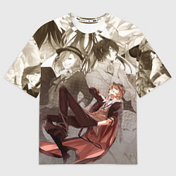 Мужская футболка оверсайз Чуя Накахара