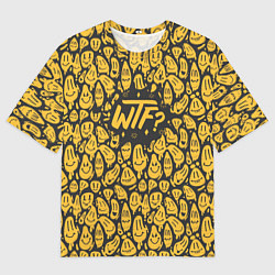 Футболка оверсайз мужская WTF, цвет: 3D-принт