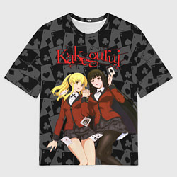 Футболка оверсайз мужская Kakegurui Безумный азарт, цвет: 3D-принт