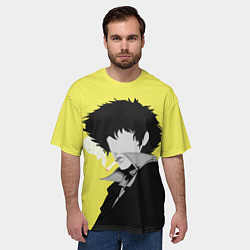 Футболка оверсайз мужская Cowboy Bebop Спайк Шпигель, цвет: 3D-принт — фото 2