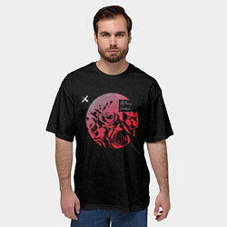 Футболка оверсайз мужская Cowboy Bebop My funny Valentine, цвет: 3D-принт — фото 2