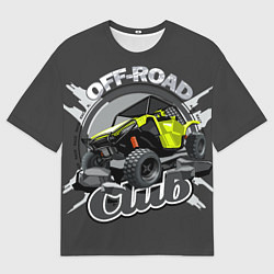 Футболка оверсайз мужская Внедорожный, цвет: 3D-принт