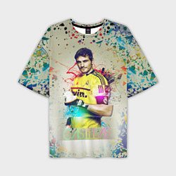 Футболка оверсайз мужская Iker Casillas, цвет: 3D-принт