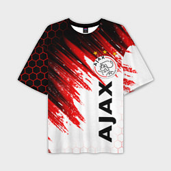 Мужская футболка оверсайз FC AJAX AMSTERDAM ФК АЯКС