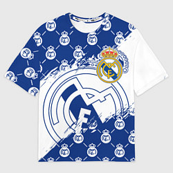 Футболка оверсайз мужская REAL MADRID РЕАЛ МАДРИД, цвет: 3D-принт