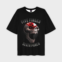 Футболка оверсайз мужская Five Finger Death Punch 5FDP, цвет: 3D-принт