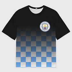 Футболка оверсайз мужская МАНЧЕСТЕР СИТИ МАНЧЕСТЕР, цвет: 3D-принт