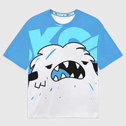 Футболка оверсайз мужская SK8 the Infinity Скейт Ланги, цвет: 3D-принт