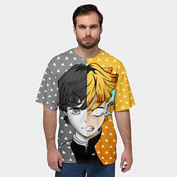 Футболка оверсайз мужская ПУТЬ ЗЕНИЦУ КЛИНОК, цвет: 3D-принт — фото 2