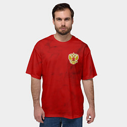 Футболка оверсайз мужская СБОРНАЯ РОССИИ 2021 ФОРМА, цвет: 3D-принт — фото 2