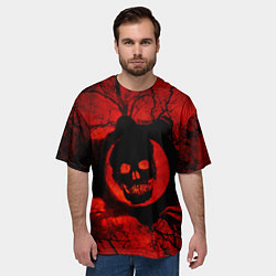 Футболка оверсайз мужская Gears of hart, цвет: 3D-принт — фото 2