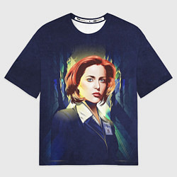Футболка оверсайз мужская Dana Scully, цвет: 3D-принт