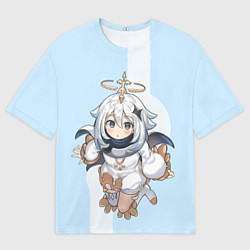 Футболка оверсайз мужская Paimon GI, цвет: 3D-принт