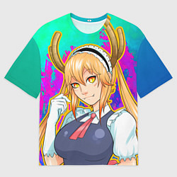 Футболка оверсайз мужская Тору, цвет: 3D-принт