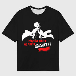 Мужская футболка оверсайз Чуя Накахара бродячие псы